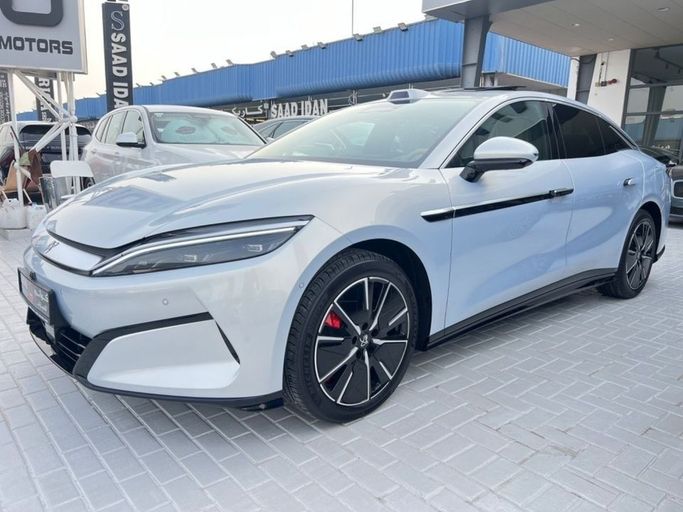 New BYD Han I Facelift 2, 1.5 l, 2025 in Dubai by Quatro Motors, Silver color.  | AUTO.AE