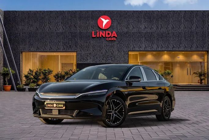 New BYD Han I Facelift 2, 2025 in Dubai by Linda Cars, Black color. Chinese Specs | AUTO.AE | Listing #266135