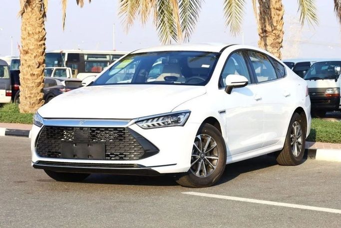 New BYD Qin DM-i II, 1.5 l, 2025 in Dubai by Top Euro Cars, White color.  | AUTO.AE