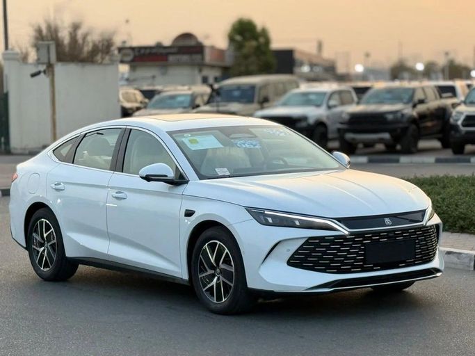 New BYD Qin DM-i II, 1.5 l, 2025 in Dubai by JR Auto, White color. Chinese Specs | AUTO.AE