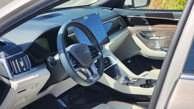 New BYD Song Plus I Facelift, 2024 in Dubai by Alwan Global Cars, Grey color. Other | AUTO.AE