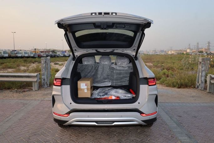 New BYD Song Plus I Facelift, 2025 in Dubai by Top Euro Cars, Grey color.  | AUTO.AE