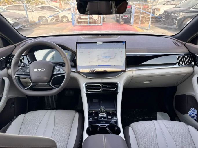 Used BYD Song Plus I Facelift, 2025 in Dubai by Allied Motors, Silver color. Chinese Specs | AUTO.AE