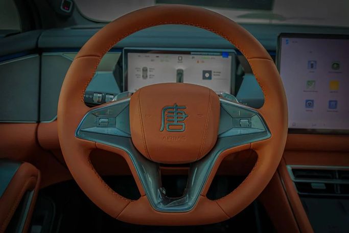 New BYD Tang L, 2025 in Dubai by Albustanji Motors FZCO, Green color.  | AUTO.AE