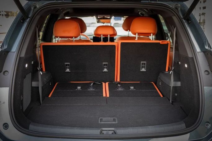 New BYD Tang L, 2025 in Dubai by Albustanji Motors FZCO, Green color.  | AUTO.AE