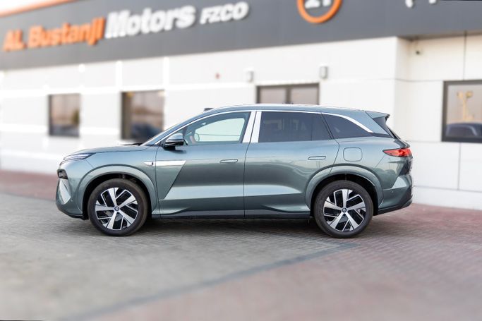 New BYD Tang L, 2025 in Dubai by Albustanji Motors FZCO, Teal color. GCC Specs | AUTO.AE