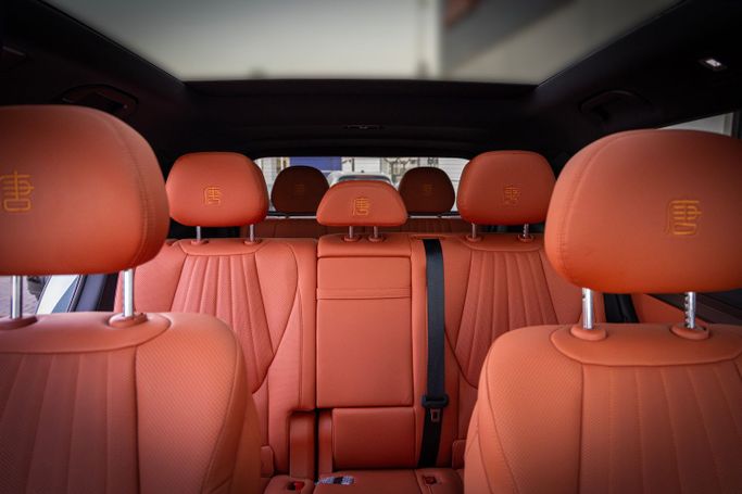 New BYD Tang L, 2025 in Dubai by Albustanji Motors FZCO, Teal color. GCC Specs | AUTO.AE