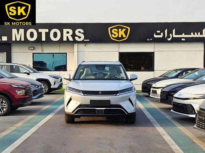 New BYD Yuan Up, 2025 in Dubai by SK Motors, White color. Chinese Specs | AUTO.AE