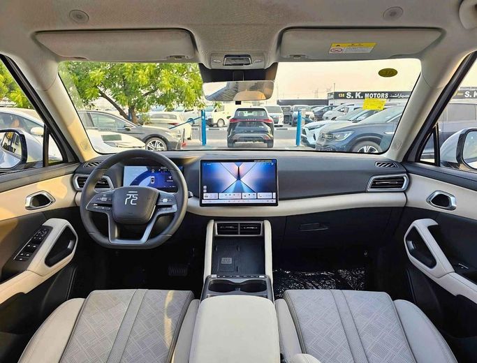 New BYD Yuan Up, 2025 in Dubai by SK Motors, White color. Chinese Specs | AUTO.AE