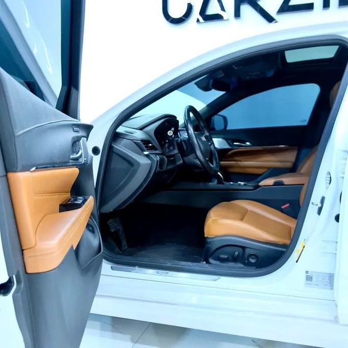 Used Cadillac CT4 I, 2.0 l, 2020 in Dubai by Carzilla Motors, White color. GCC Specs | AUTO.AE