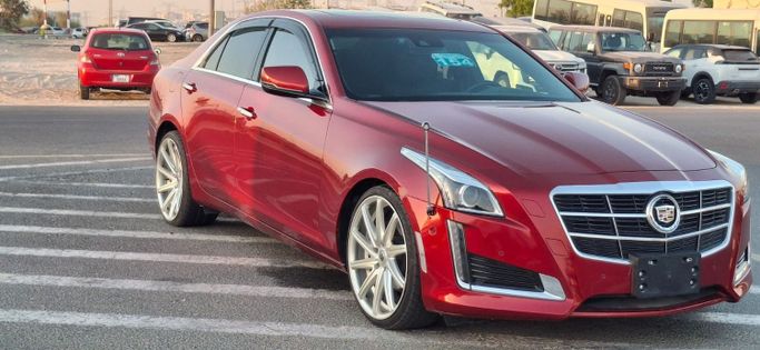 Подержанный Cadillac CTS III, 2.0 л, 2014 в Дубае от GINZA MOTORS (Sh No. 110) Тёмно-бордовый цвет. Японская | AUTO.AE | Объявление #261056