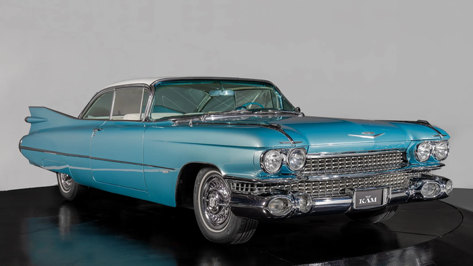 Подержанный Cadillac DeVille I, 6.4 л, 1959 в Дубае от KAM CAR VINTAGE Голубой цвет.  | AUTO.AE
