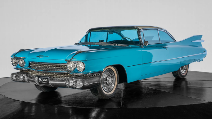 Подержанный Cadillac DeVille I, 6.4 л, 1959 в Дубае от KAM CAR VINTAGE Голубой цвет.  | AUTO.AE