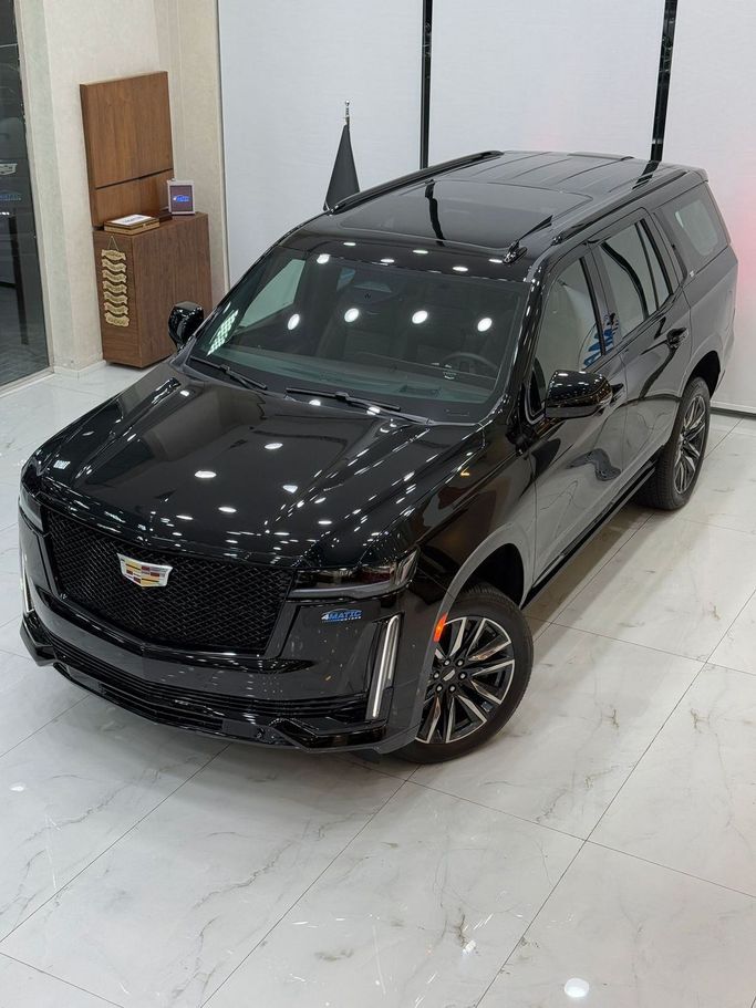 New Cadillac Escalade ESV V Facelift, 6.2 l, 2024 in Dubai by 4 Matic Motors, Black color. GCC Specs | AUTO.AE