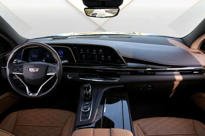 Used Cadillac Escalade V, 6.2 l, 2023 in Dubai by Mohammad Alkarak Motors, Black color. GCC Specs | AUTO.AE