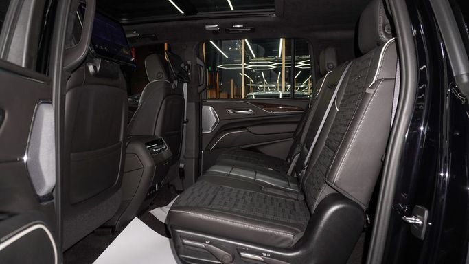 New Cadillac Escalade 600 V Facelift, 6.2 l, 2024 in Dubai by Najem Motors, Black color. GCC Specs | AUTO.AE