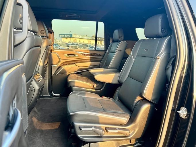 Used Cadillac Escalade ESV V, 6.2 l, 2023 in Dubai by Lakhani Motors, Black color. American Specs | AUTO.AE