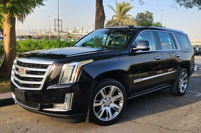 Used Cadillac Escalade IV, 6.2 l, 2016 in Dubai by Passion Motors, Black color. GCC Specs | AUTO.AE