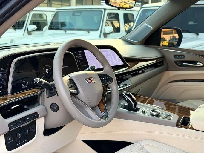 Used Cadillac Escalade V, 6.2 l, 2023 in Dubai by Auto Bank Motors, Black color. GCC Specs | AUTO.AE