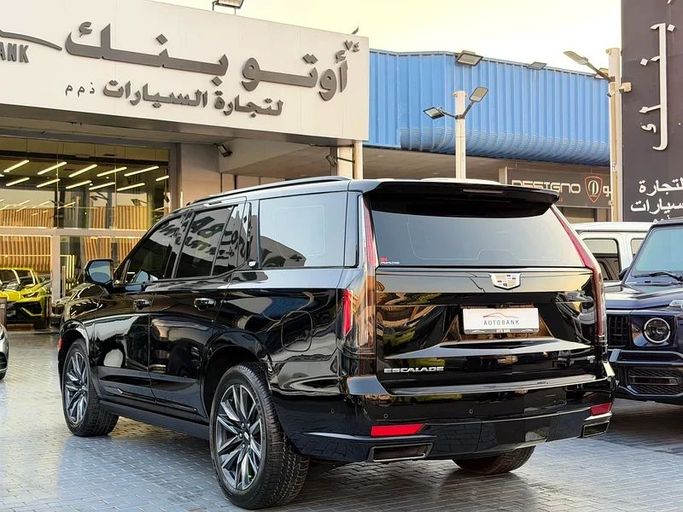 Used Cadillac Escalade V, 6.2 l, 2023 in Dubai by Auto Bank Motors, Black color. GCC Specs | AUTO.AE