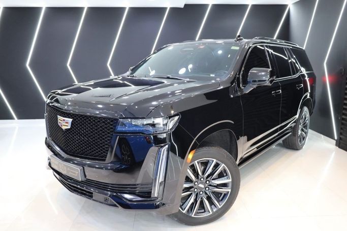 Used Cadillac Escalade V, 6.2 l, 2021 in Dubai by Sanam Cars, Black color. GCC Specs | AUTO.AE