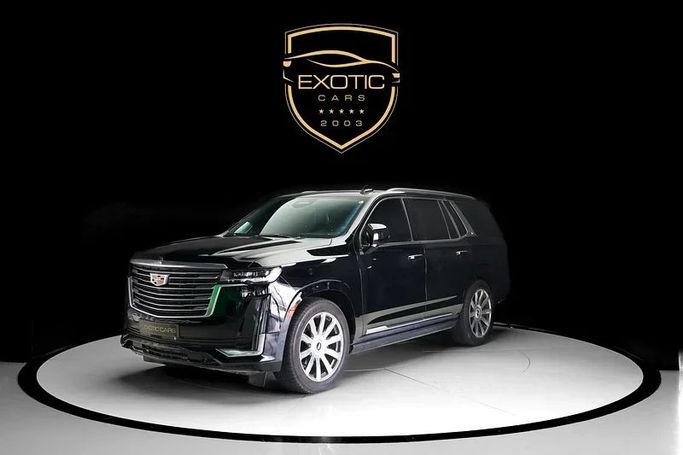 مستعملة Cadillac Escalade V, 6.2 l, 2021 في في دبي من Exotic Cars، اللون أسود. مواصفات الخليج | AUTO.AE