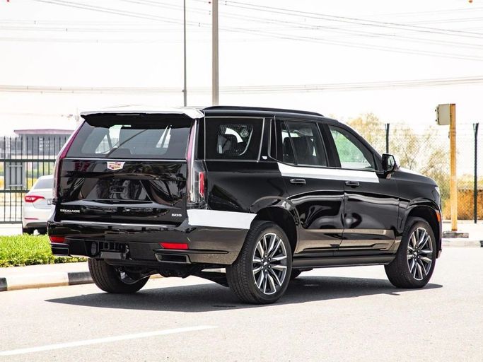 New Cadillac Escalade V, 6.2 l, 2024 in Dubai by World Center Motors FZE, Black color. GCC Specs | AUTO.AE