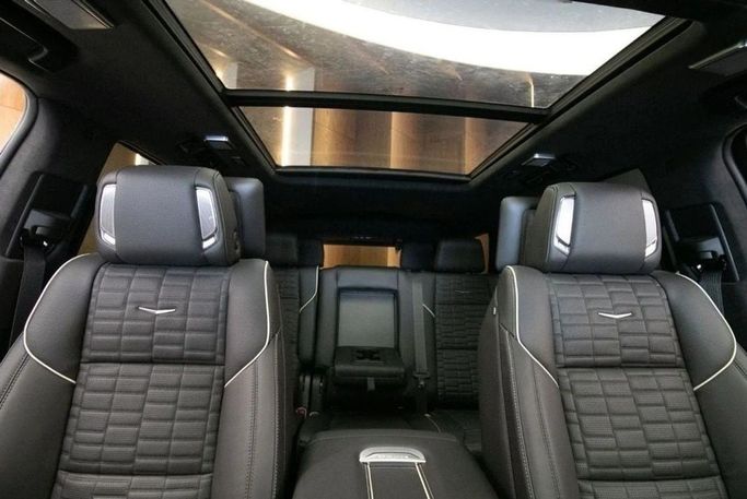 New Cadillac Escalade V, 6.2 l, 2023 in Dubai by Atlantic Motors FZCO, Black color. American Specs | AUTO.AE