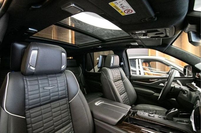 New Cadillac Escalade V, 6.2 l, 2023 in Dubai by Atlantic Motors FZCO, Black color. American Specs | AUTO.AE