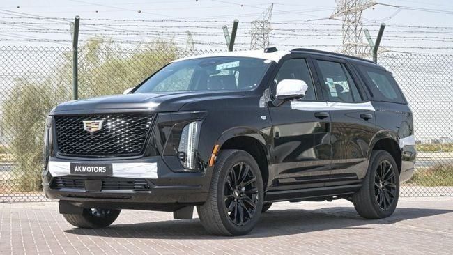 Новый Cadillac Escalade 600 V Рестайлинг, 6.2 л, 2025 в Дубае от AK Motors MEA Черный цвет. GCC | AUTO.AE