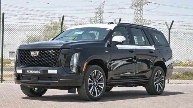 Новый Cadillac Escalade 600 V Рестайлинг, 6.2 л, 2025 в Дубае от AK Motors MEA Черный цвет. GCC | AUTO.AE