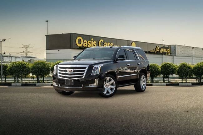 Used Cadillac Escalade IV, 6.2 l, 2016 in Dubai by OASIS CARS, Black color. GCC Specs | AUTO.AE