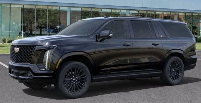 Новый Cadillac Escalade 600 V Рестайлинг, 6.2 л, 2025 в Дубае от Mercury Global FZCO Черный цвет. Канадская | AUTO.AE