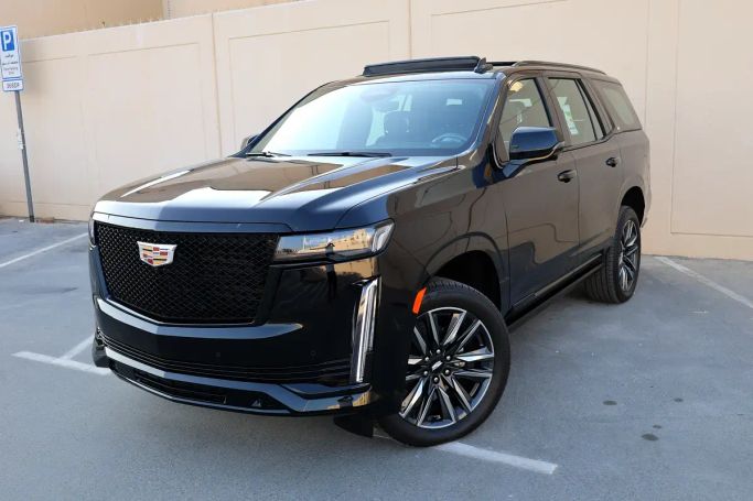 New Cadillac Escalade V, 6.2 l, 2024 in Dubai by AL MARWA CARS, Black color. GCC Specs | AUTO.AE | Listing #266027