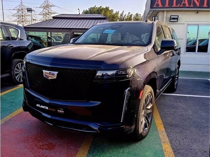 New Cadillac Escalade V, 6.2 l, 2022 in Dubai by Atlantis Motors FZE, Black color. GCC Specs | AUTO.AE | Listing #266406