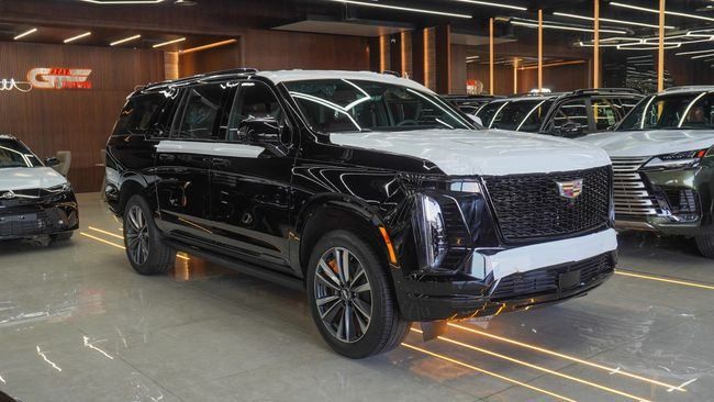 Новый Cadillac Escalade 600 V (T1XX) Рестайлинг, 6.2 л, 2025 в ОАЭ, Дубай от GT MOTORS Черный цвет. GCC | AUTO.AE | Объявление #274477