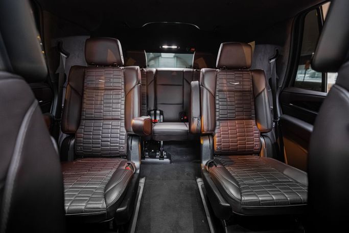 Cadillac Escalade-V I, 2023 business suv 5 dr. for rent in Dubai by AVA car rental, white color | AUTO.AE