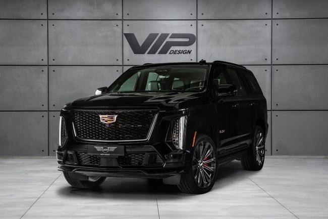 Новый ⁦Cadillac Escalade-V I Рестайлинг, 6.2 л, 2026⁩ в ОАЭ, Дубай от VIP Design Черный цвет. GCC | AUTO.AE | Объявление #287816