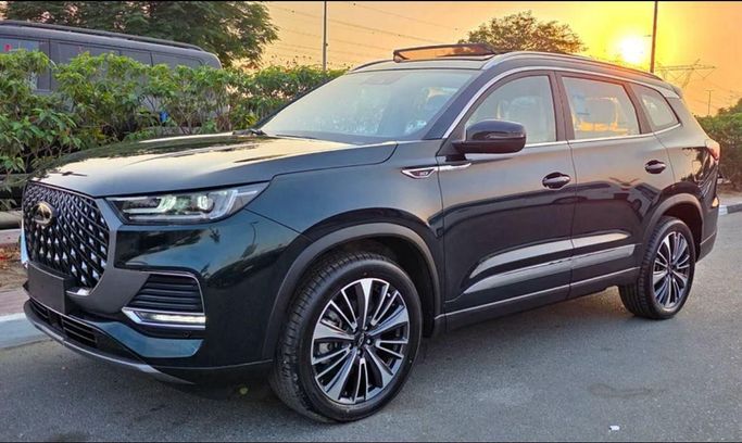 New Chery Tiggo 8 Pro Max I Facelift, 2.0 l, 2024 in Dubai by Passion Motors, Green color. GCC Specs | AUTO.AE