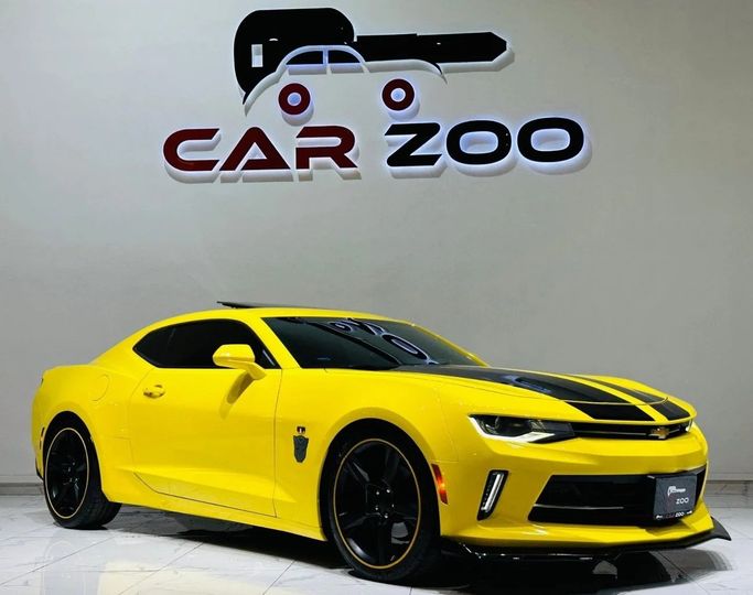 Used Chevrolet Camaro VI, 3.6 l, 2016 in Dubai by Carzoo Used Cars Trading, Yellow color. GCC Specs | AUTO.AE