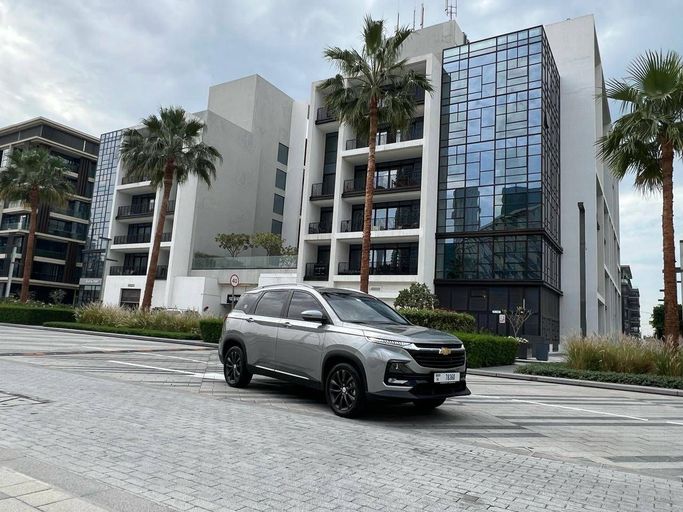 Chevrolet Captiva II, 2025  suv 5 dr. for rent in Dubai by JON Luxury Car Rental LLC, silver color | AUTO.AE