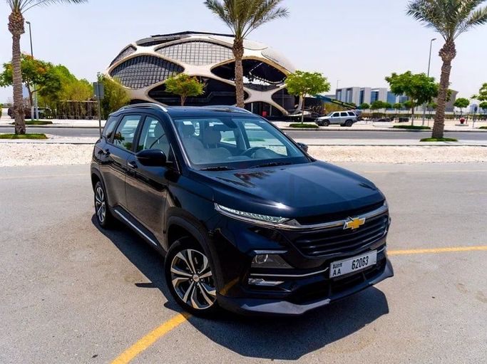 Chevrolet Captiva II, 2024 economy suv 5 dr. for rent in UAE, Dubai by Drivex Car Rental, black color | AUTO.AE | Listing #702