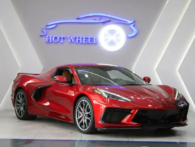 مستعملة Chevrolet Corvette Stingray C8, 6.2 l, 2024 في في دبي من Hot Wheel Used Motors، اللون أحمر. مواصفات الخليج | AUTO.AE | إعلان #258977