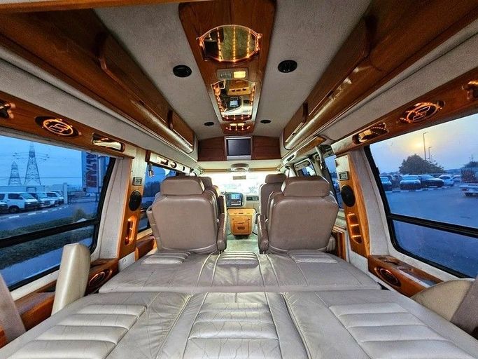 Used Chevrolet Express I, 4.3 l, 1999 in Dubai by Irfan Motors, Blue color. Japanese Specs | AUTO.AE