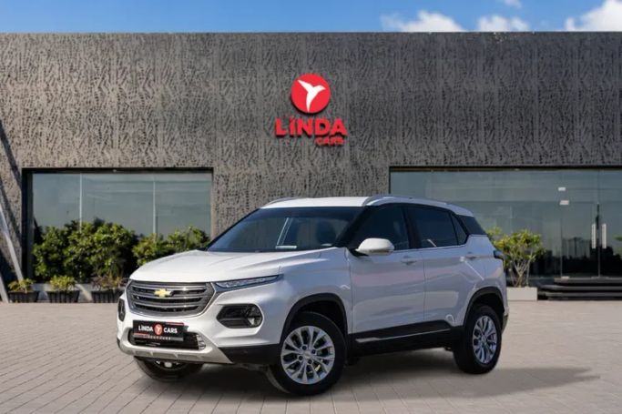 Used Chevrolet Groove I, 1.5 l, 2023 in Dubai by Linda Cars, White color. GCC Specs | AUTO.AE | Listing #266036
