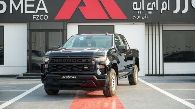 Новый Chevrolet Silverado IV (T1XX) Рестайлинг, 2.7 л, 2025 в Дубае от AK Motors MEA Черный цвет. GCC | AUTO.AE