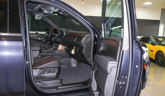 New Chevrolet Suburban XII, 6.2 l, 2023 in Dubai by Segrex Auto, Blue color. European Specs | AUTO.AE