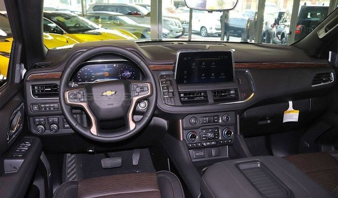 New Chevrolet Suburban XII, 6.2 l, 2023 in Dubai by Segrex Auto, Black color. European Specs | AUTO.AE