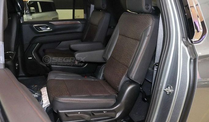 New Chevrolet Suburban XII, 6.2 l, 2023 in Dubai by Segrex Auto, Silver color. European Specs | AUTO.AE