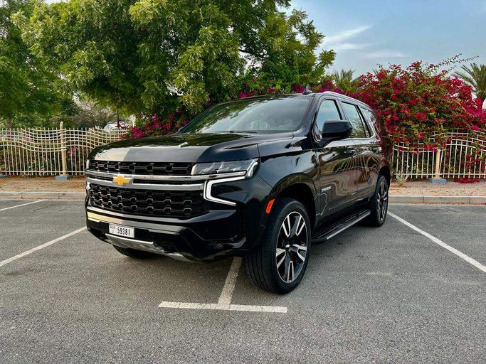 Chevrolet Tahoe V, 2022  suv 5 dr. for rent in Dubai by Luxury Ocean Rent A Car, black color | AUTO.AE